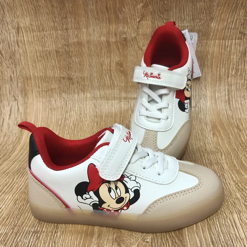 Tenis de Minnie Mouse color rojo