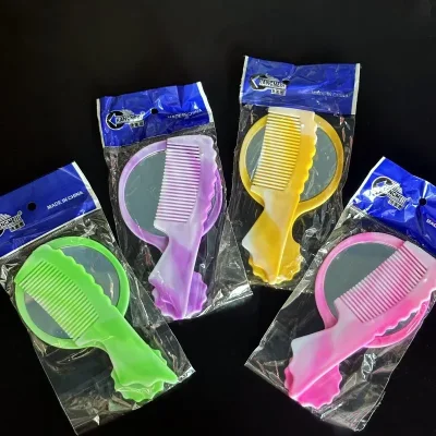 Set de Espejo con Peine para Cartera