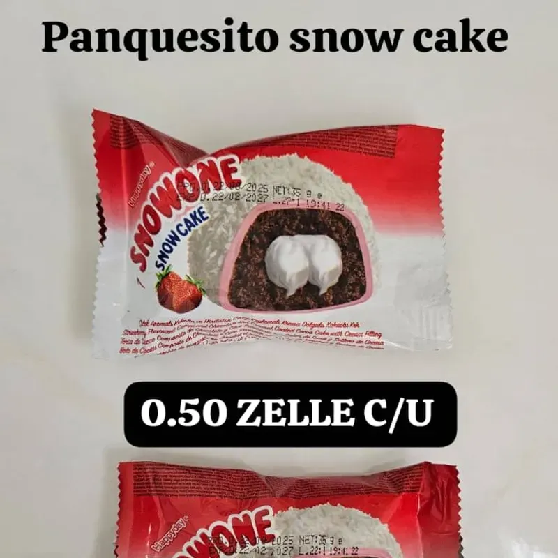Panquesitos Snow Cake