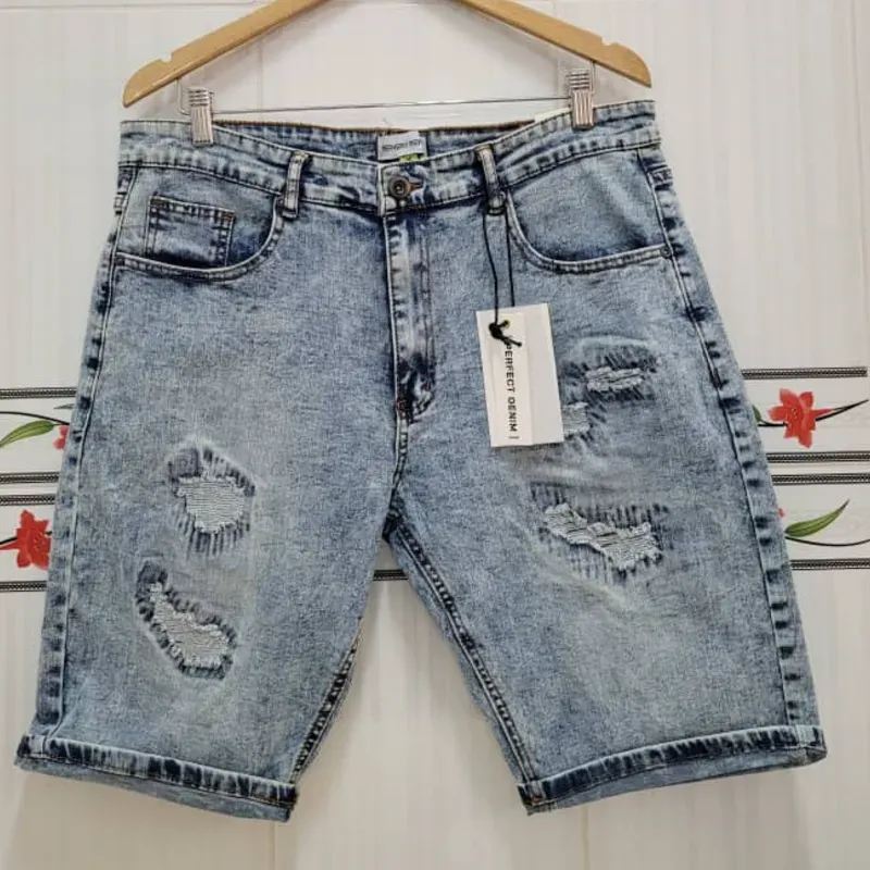 Bermuda de mezclilla