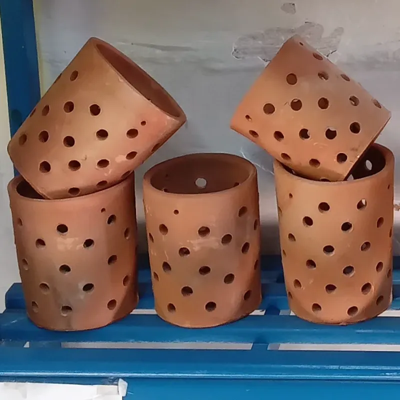 Maceta tubo para orquídea o platicerium