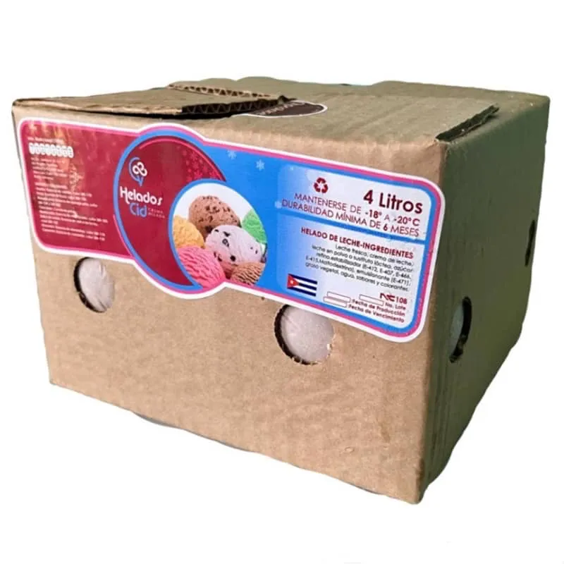 Cajas de helado
