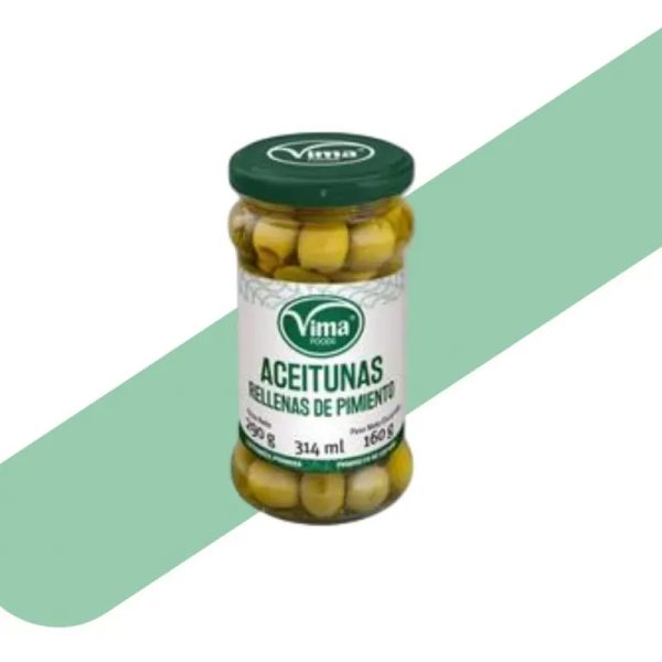 Aceitunas Rellenas de Pimiento  Vima