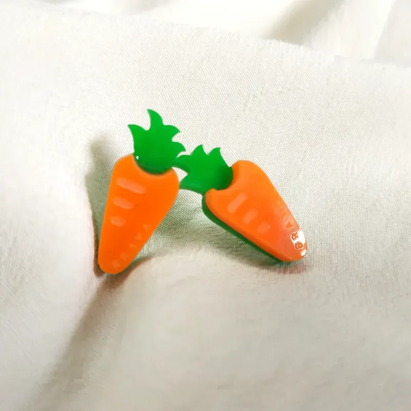 Pendientes zanahorias 