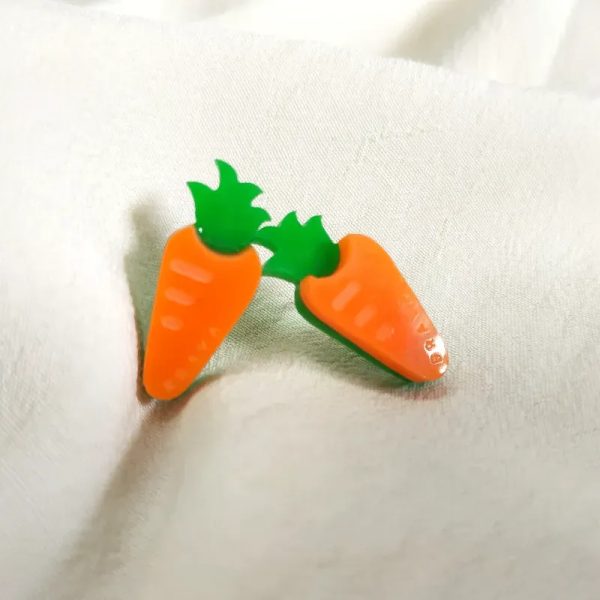 Pendientes zanahorias 