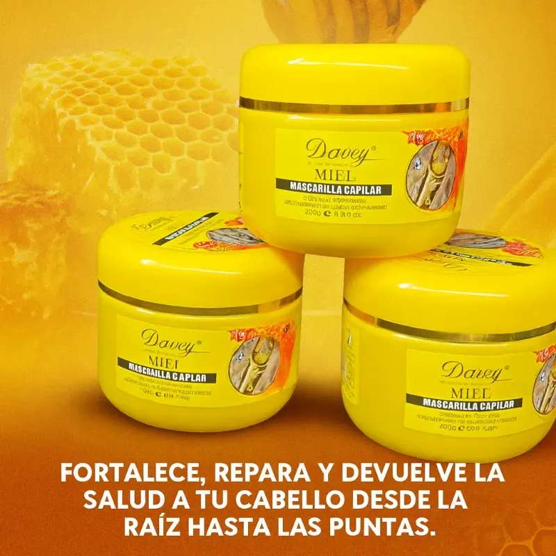 Tratamiento capilar de miel