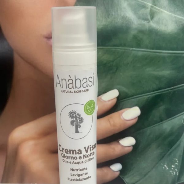 Crema facial día y noche con agua de aroz 50 ml
