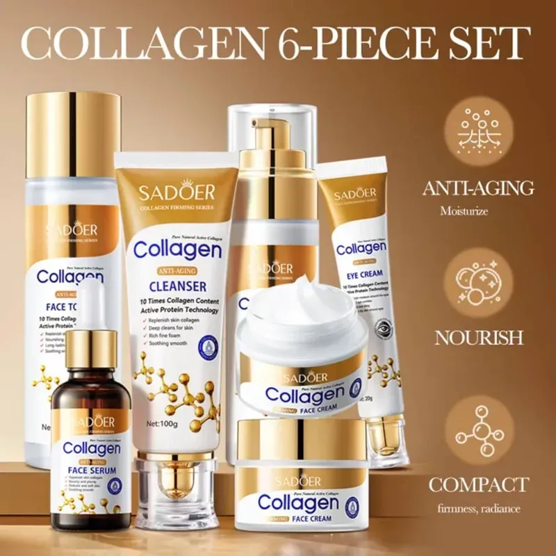 KIT FACIAL DE COLÁGENO ANTIENVEJECIMIENTO SADOER