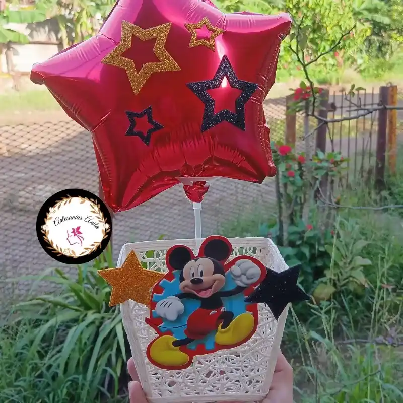 Cesta para regalo  Temática de Mickey