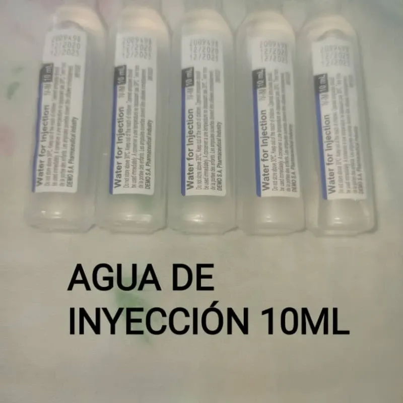 AGUA DE INYECCION 10ML