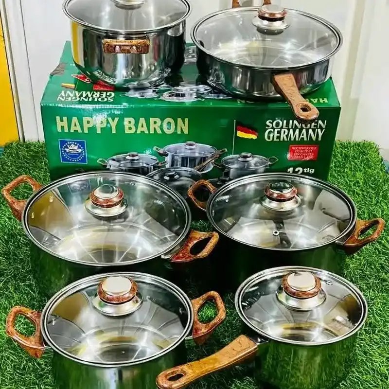 Juego de calderos de inducción (6 piezas)