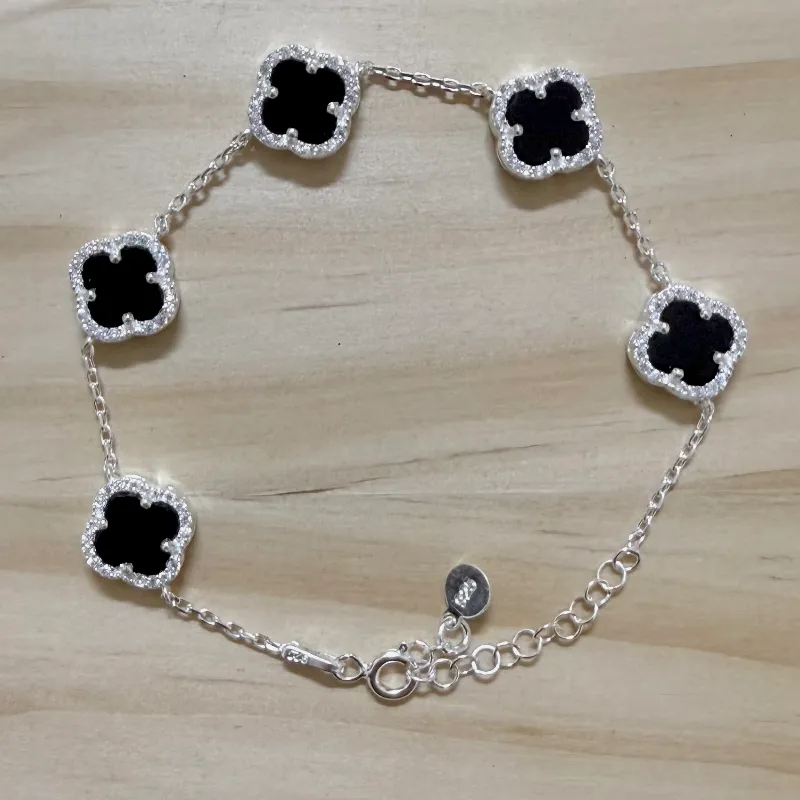 Manilla Van Cleef 5 tréboles negro