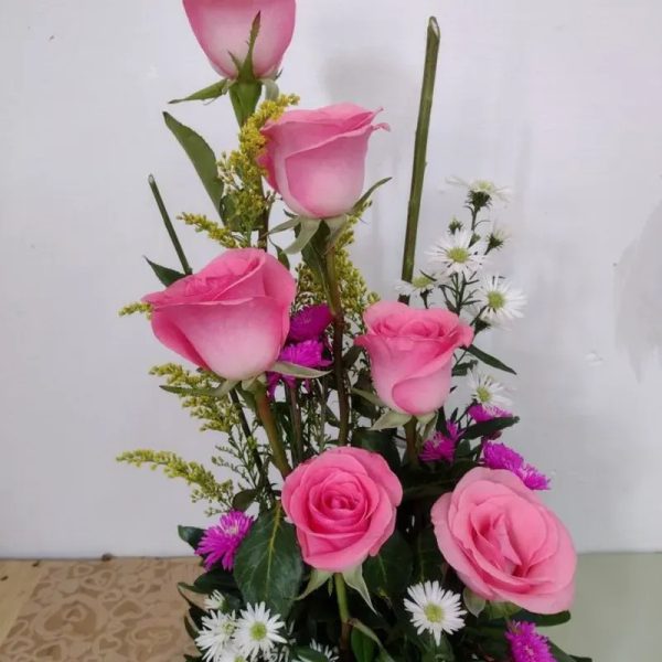 Arreglo de 6 flores