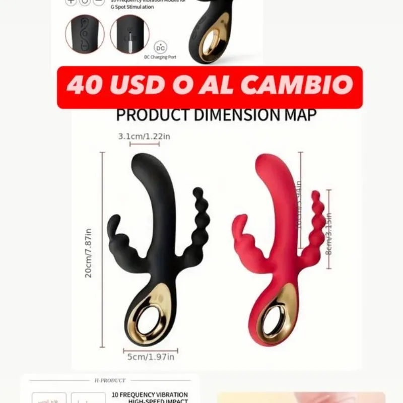 Vibrador 3n1. ❤️