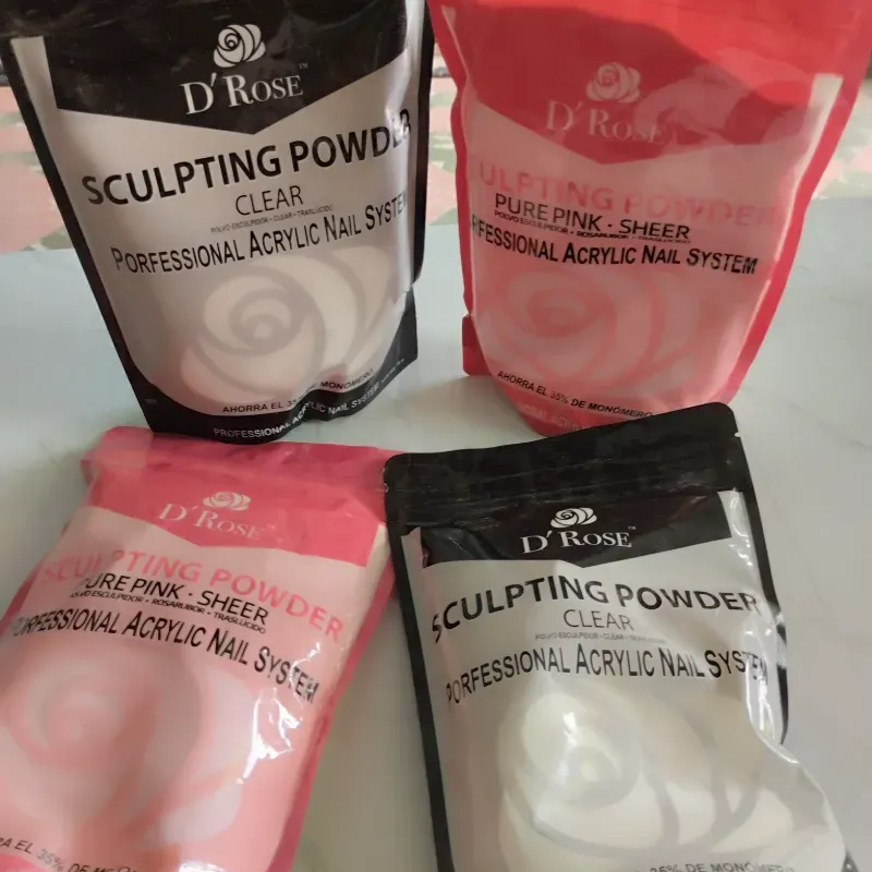 Polvo "CLEAR" -;"PINK " DE ROSE