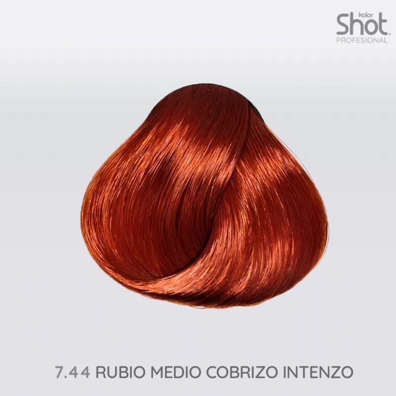 Tinte Shot 7.44 Rubio Medio Cobrizo Intenso