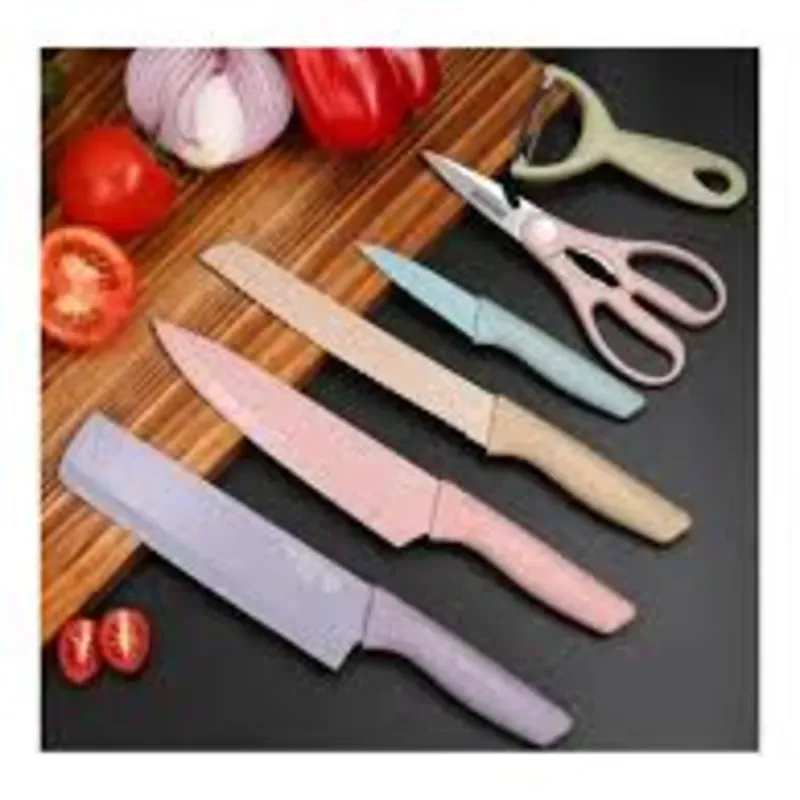 Juego de Cuchillos Color Pastel