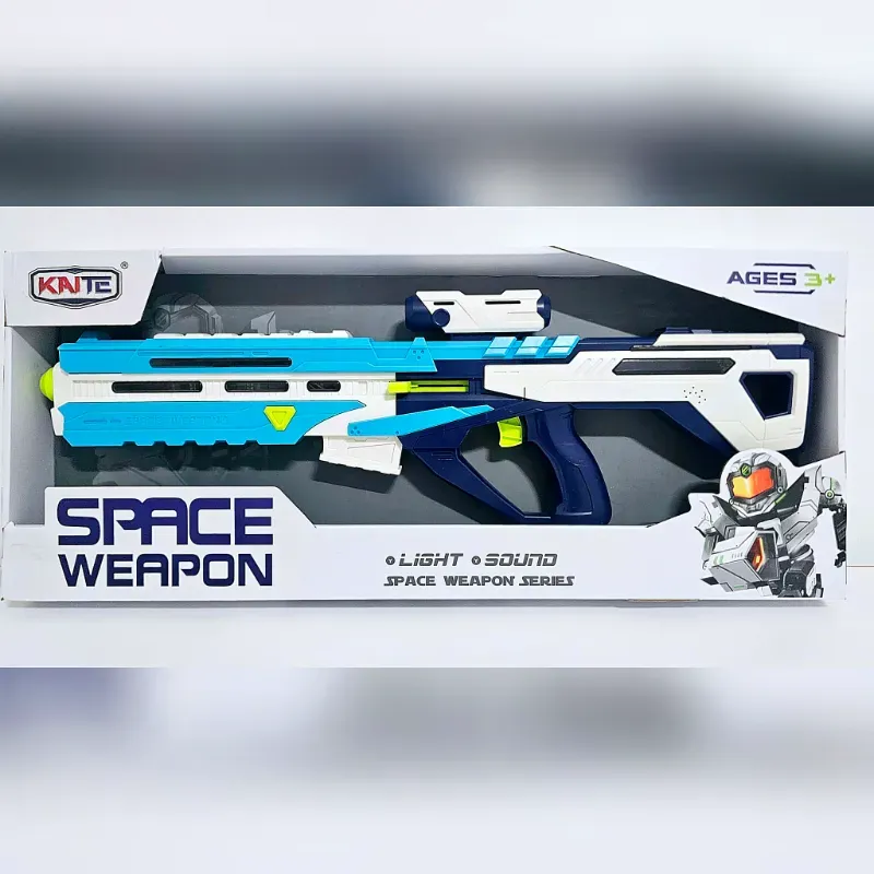  Space Weapon – ¡Defiende la galaxia con luz y sonido!