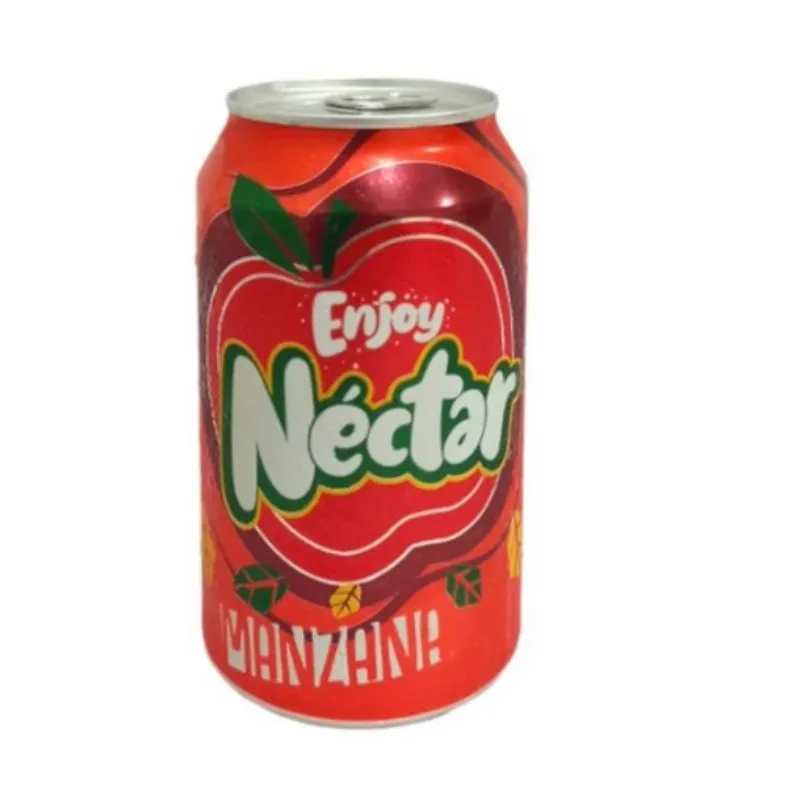Lata de jugo de Manzana