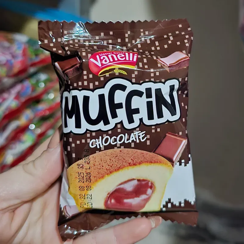 Panque Muffin Vainilla con Chocolate