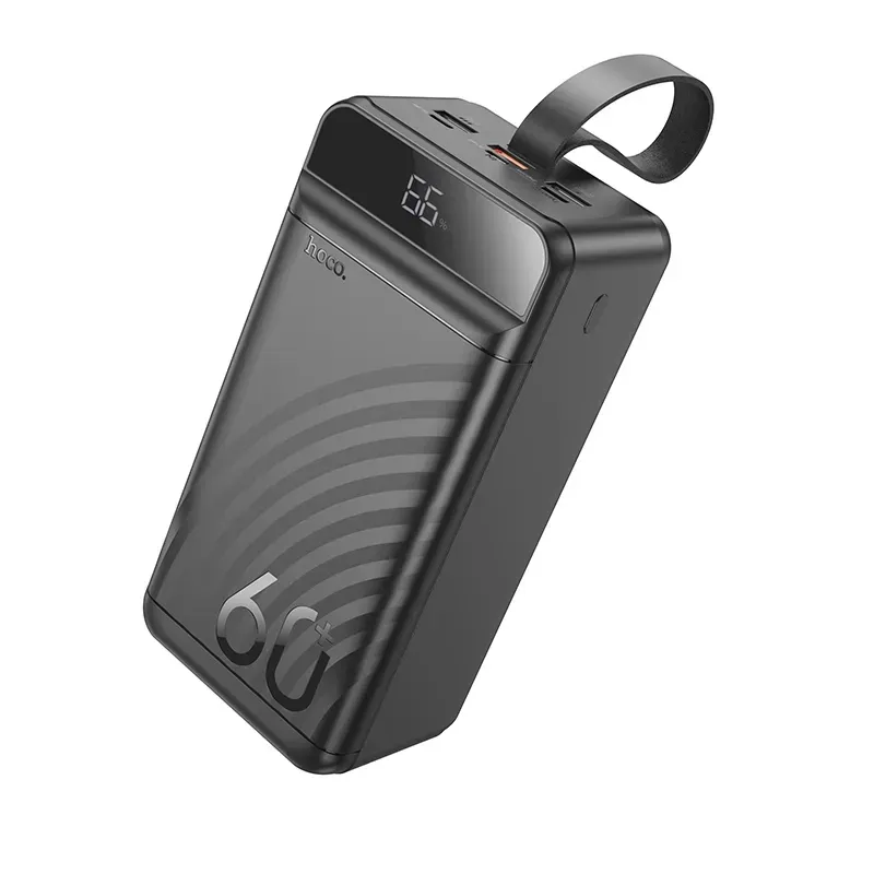 Hoco – Power Bank J123C 60000mAh  con Pantalla Digital | Carga Rápida 22.5W