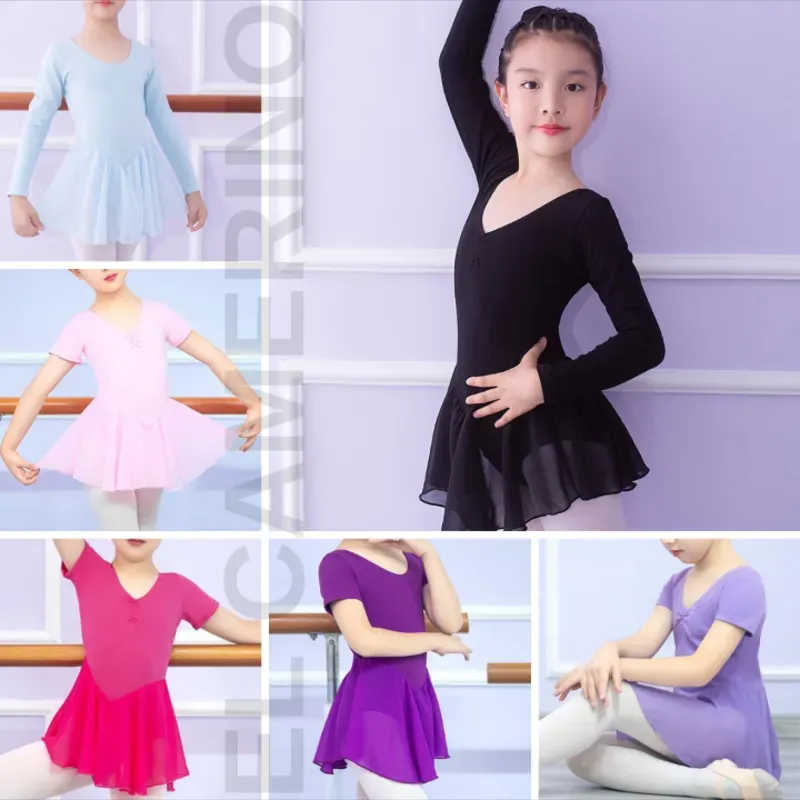 Enterizo mangas cortas ( leotar y falda)