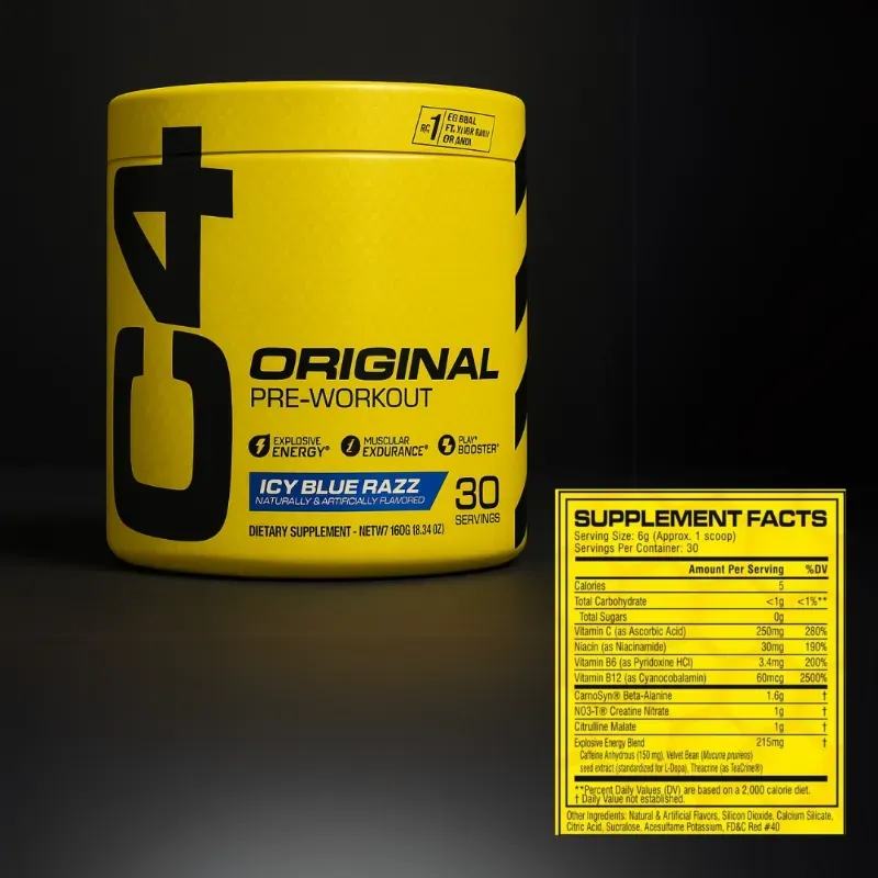 C4 original CELLUCOR 30 servicios