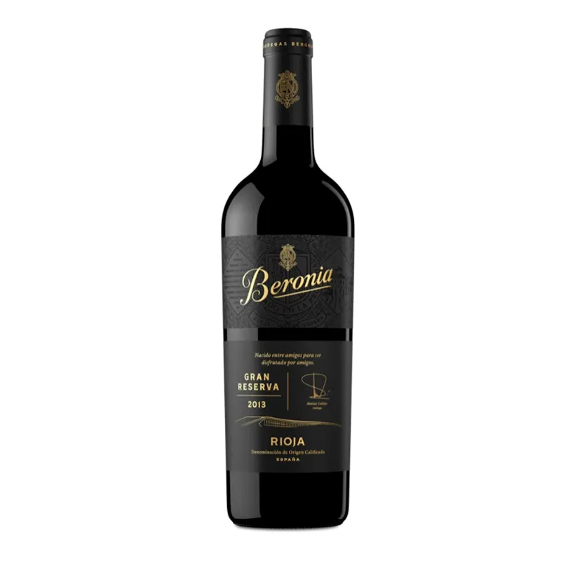 Vino Tinto Temp/Graciano D.O. Rioja BERONIA Gran Reserva 750ml/6 Caja