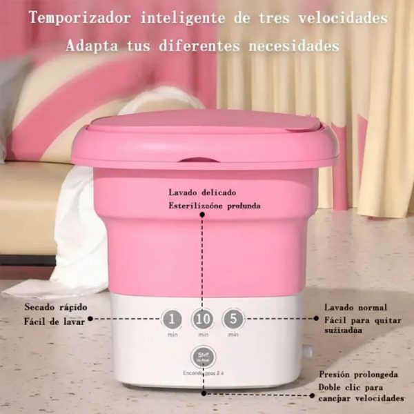 MINILAVADORA PORTÁTIL 1.8 KG PLEGABLE (CMF)