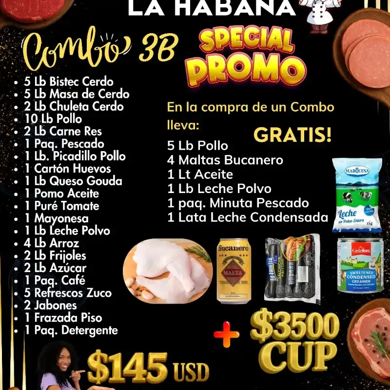 Combo de Comida # 3B