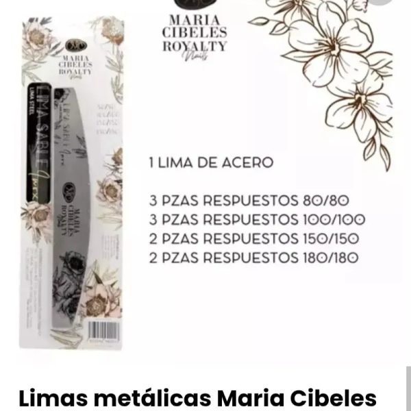 Lima metálica + 10 repuestos