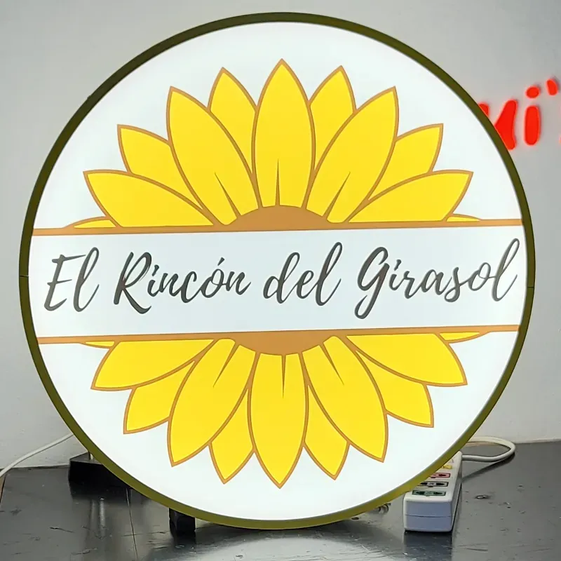 Cartel acrílico vinilo y pvc