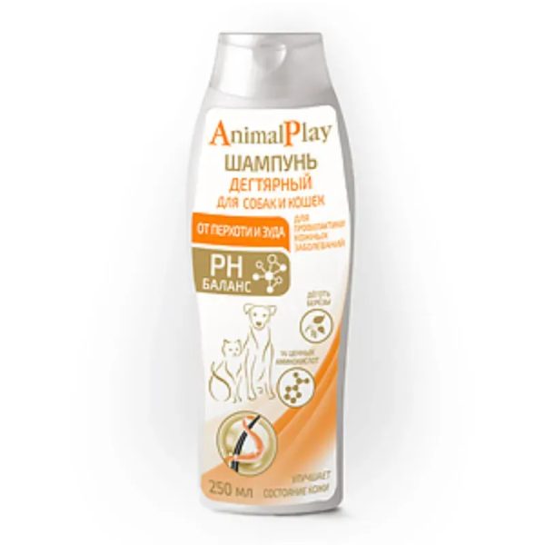CHAMPÚ DE ALQUITRÁN PARA PERROS Y GATOS
