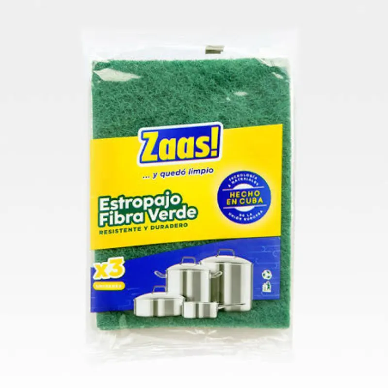 Estropajo fibra verde