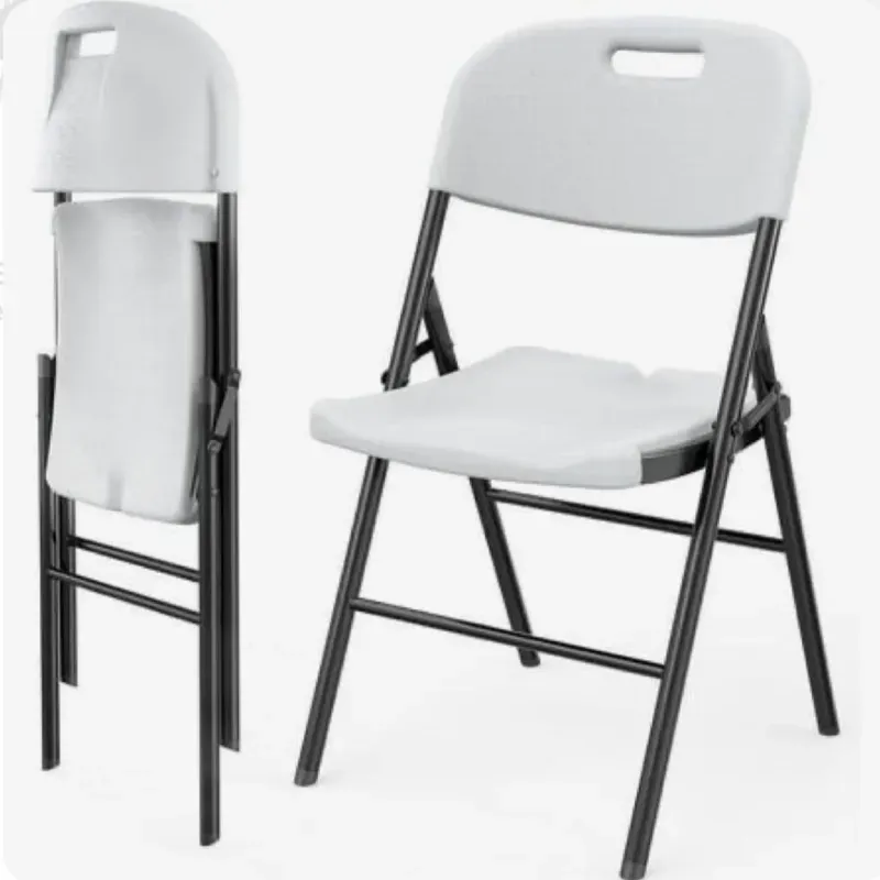 Silla plegable blanca