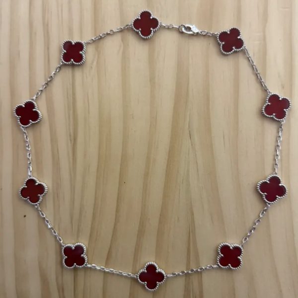 Cadena Van Cleef roja