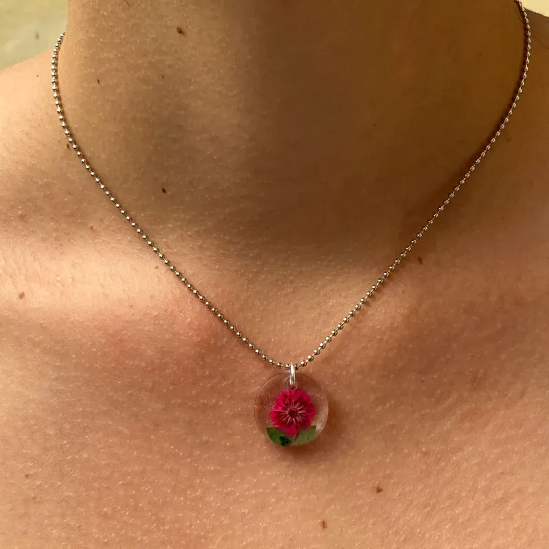 Collares de flores naturales