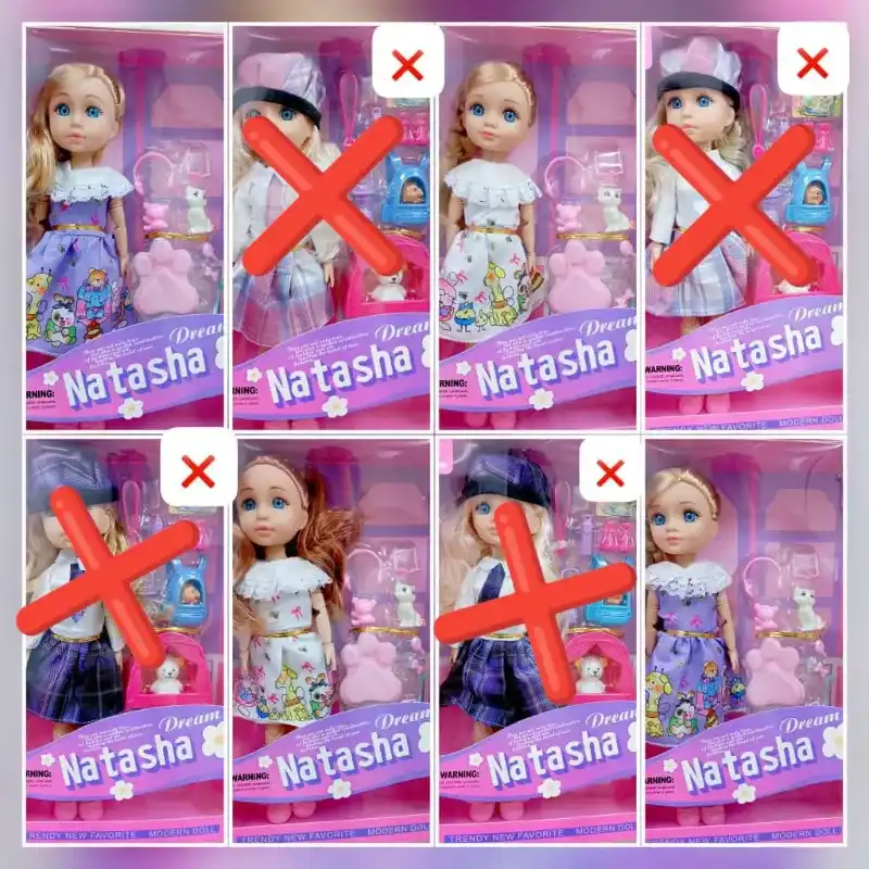 Bella muñeca Carolina con elegante atuendo articulada de excelente calidad