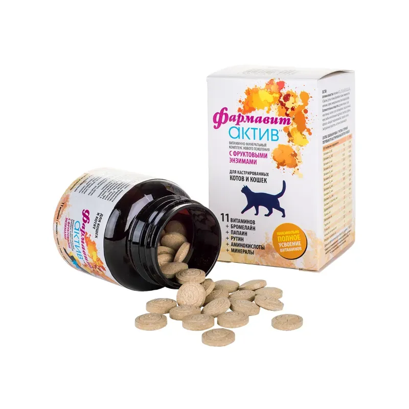 Farmavit Active para gatos esterilizados