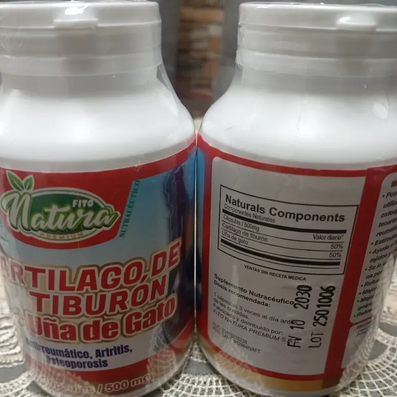  Cartílago de Tiburón, Uña de Gato