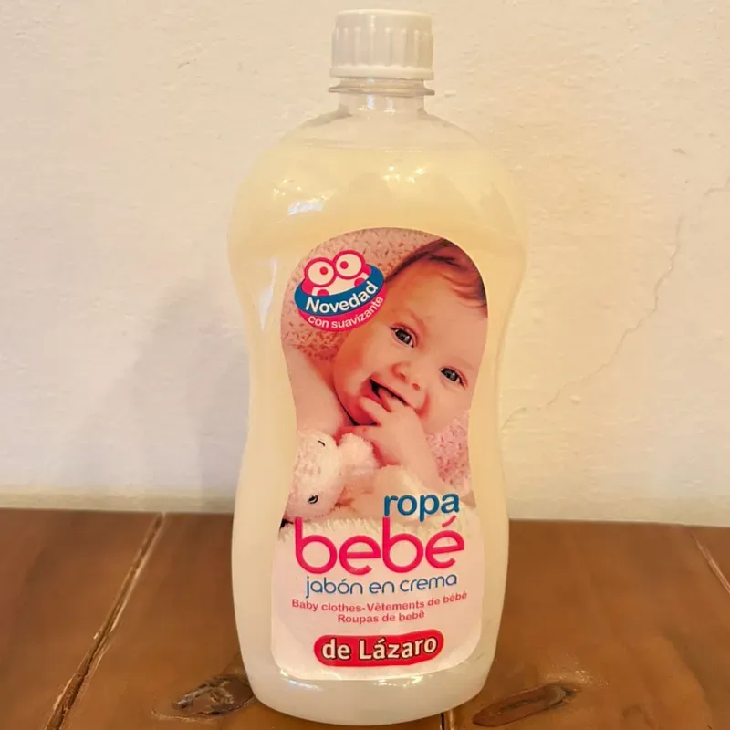 jabón en crema para ropa de bebe