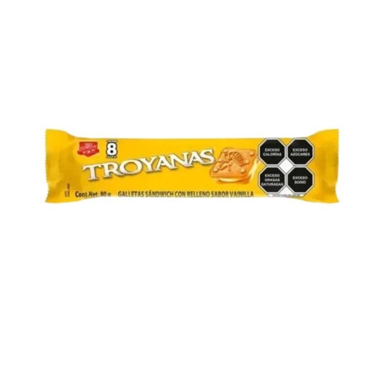 Galletas Troyanas sabor Vainilla