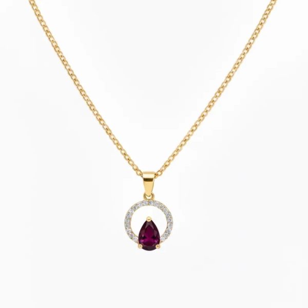 Cadena con dije de gema