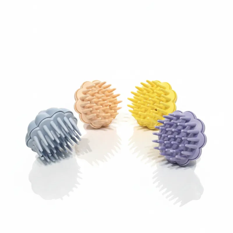 Cepillo masajeador forma de fruta