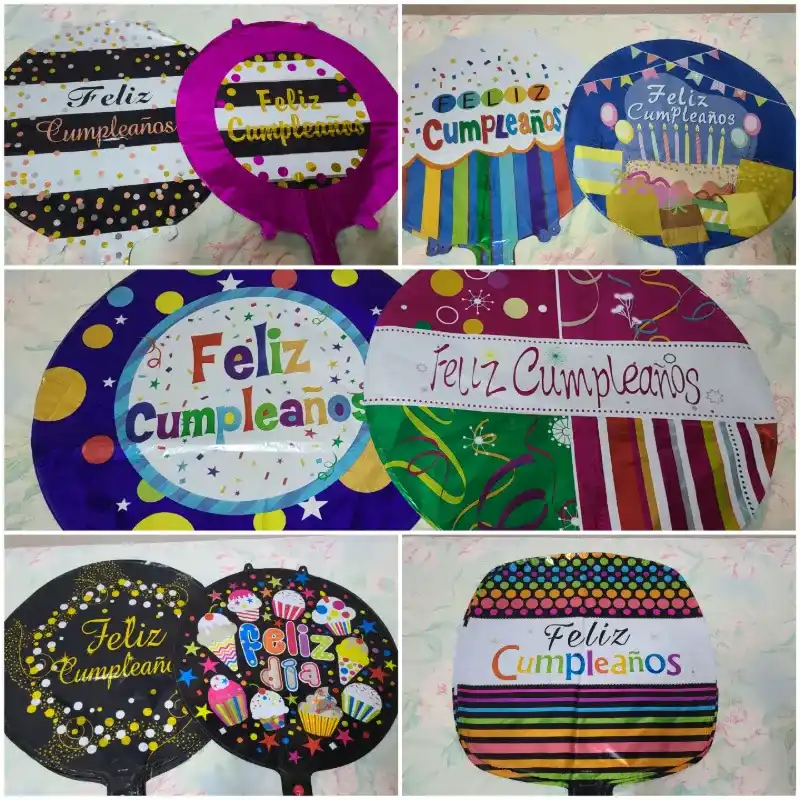 Globos feliz cumpleaños 28"