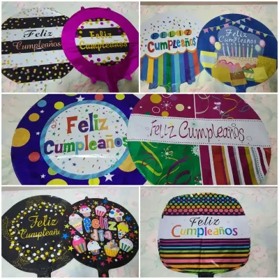Globos feliz cumpleaños 28"