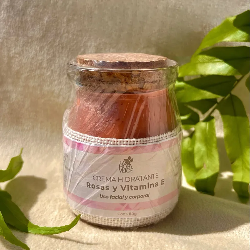 Crema hidratante de Rosas y Vitamina E 