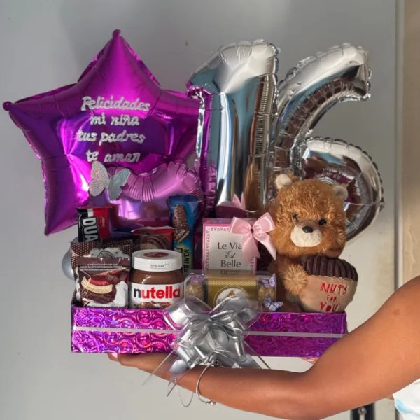 Caja exclusiva con globos