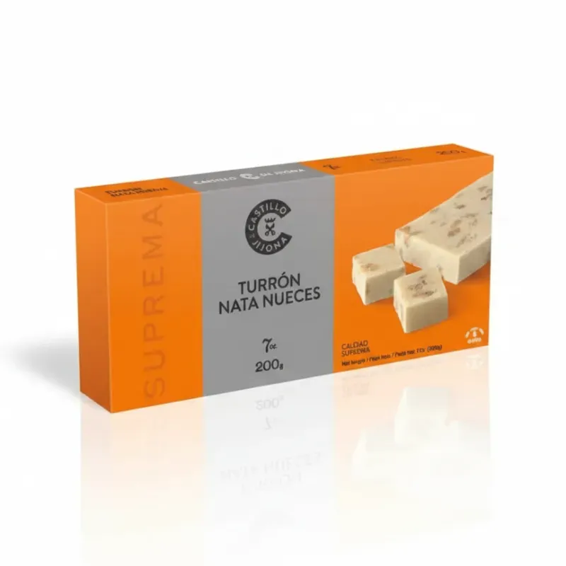 Turrón de Nata Nueces Castillo Jijona - 200g