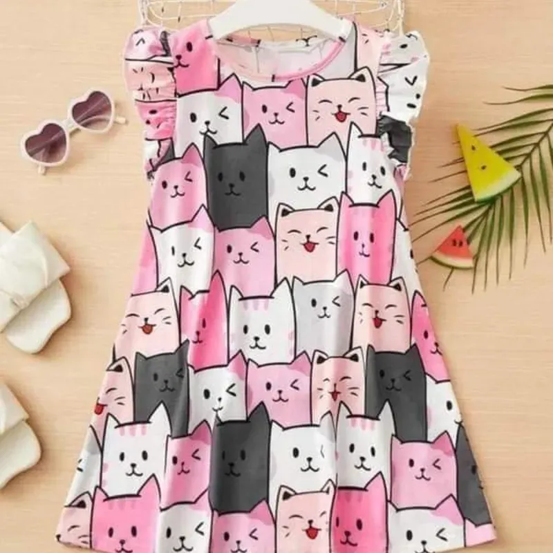 VESTIDO DE NIÑA DE 5 A 7 AÑOS
